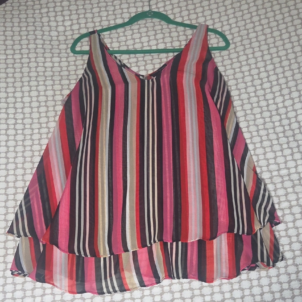 Lane Bryant  Striped Tank
